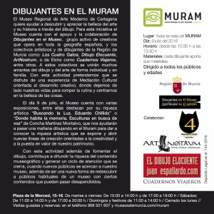 Flyer Dibujantes en el MuRAM-2